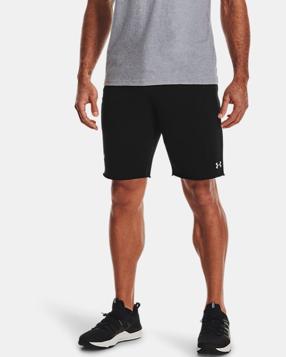 Under Armour Terry Tech Mens Shorts Sweat Short Gym Training Sports Workout 